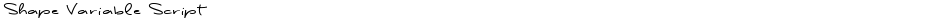 Shape Variable ScriptDemo