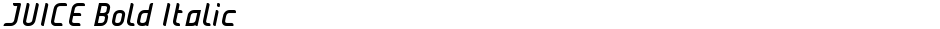 JUICE Bold ItalicDemo