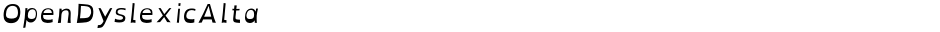 OpenDyslexicAltaDemo