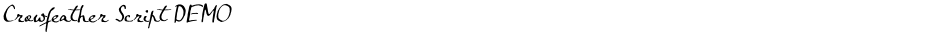 Crowfeather Script DEMODemo