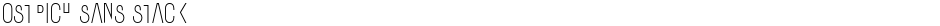 Ostrich Sans StackDemo