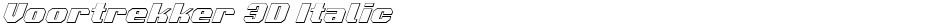 Voortrekker 3D ItalicDemo