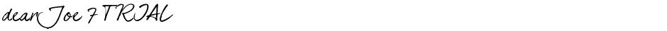 dearJoe 7 TRIALDemo