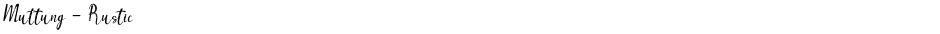 Muttung - RusticDemo