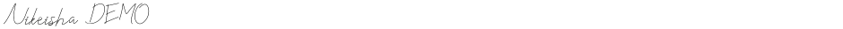 Nikeisha DEMODemo