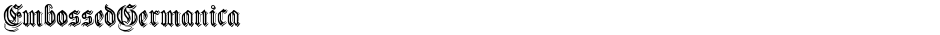EmbossedGermanicaDemo