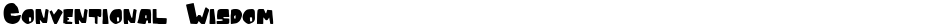 Conventional WisdomDemo
