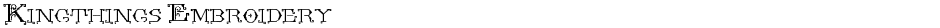 Kingthings EmbroideryDemo