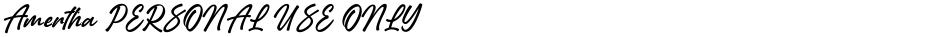 Amertha PERSONAL USE ONLYDemo
