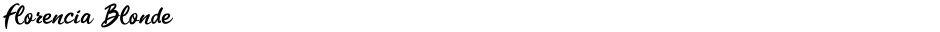 Florencia BlondeDemo
