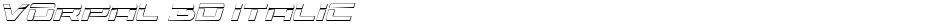Vorpal 3D ItalicDemo