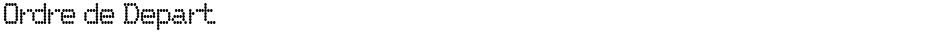 Ordre de DepartDemo