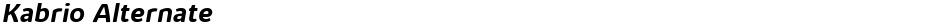 Kabrio AlternateDemo