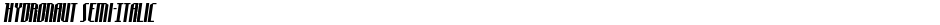 Hydronaut Semi-ItalicDemo