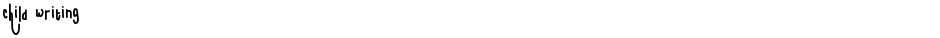 child writingDemo