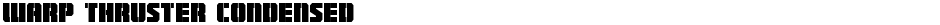 Warp Thruster CondensedDemo