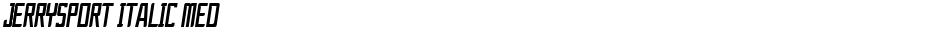 JerrySport Italic MedDemo