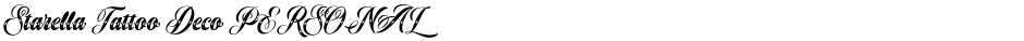 Starella Tattoo Deco PERSONALDemo