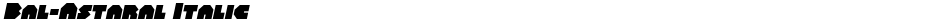Bal-Astaral ItalicDemo