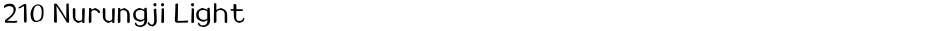 210 Nurungji LightDemo