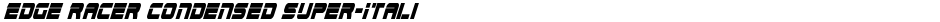 Edge Racer Condensed Super-ItalicDemo