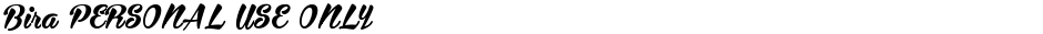 Bira PERSONAL USE ONLYDemo