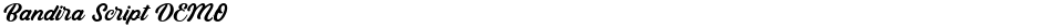 Bandira Script DEMODemo