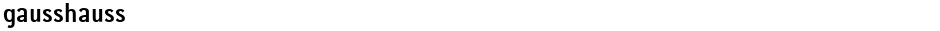 gausshaussDemo