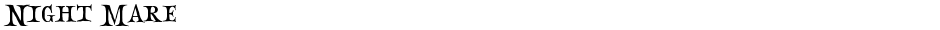 Night MareDemo