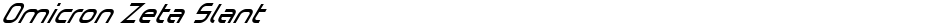 Omicron Zeta SlantDemo