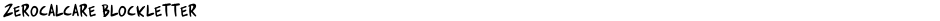 Zerocalcare BlockletterDemo