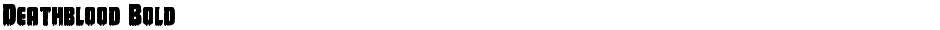Deathblood BoldDemo