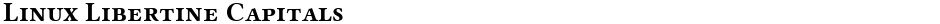 Linux Libertine CapitalsDemo