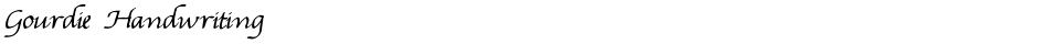 Gourdie HandwritingDemo
