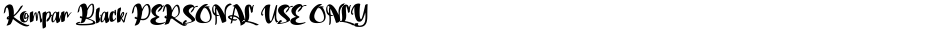 Kompar Black PERSONAL USE ONLYDemo