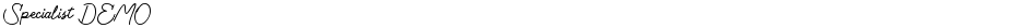 Specialist DEMODemo