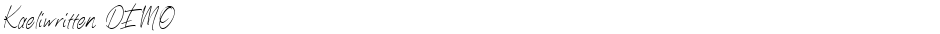 Kaeliwritten DEMODemo