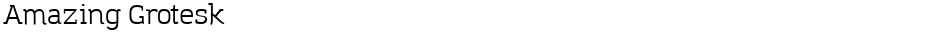 Amazing GroteskDemo