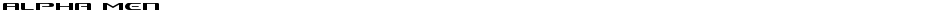 Alpha MenDemo