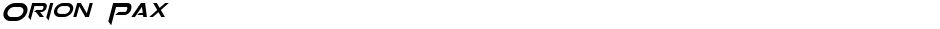Orion PaxDemo