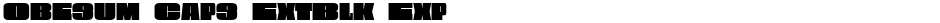 Obesum Caps ExtBlk ExpDemo