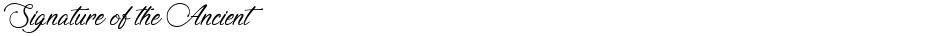 Signature of the Ancient Demo