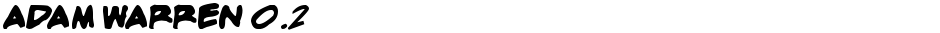 adam warren 0.2Demo