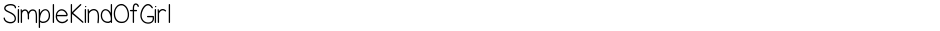 SimpleKindOfGirlDemo