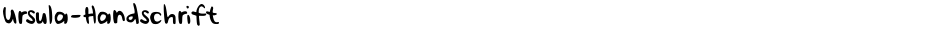 Ursula-HandschriftDemo