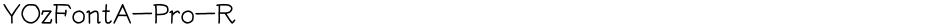 YOzFontA-Pro-RDemo