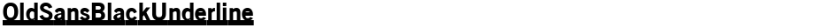 OldSansBlackUnderlineDemo