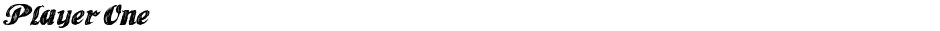 Player OneDemo