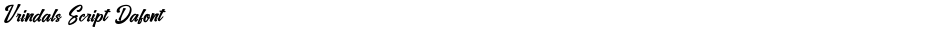 Vrindals Script DafontDemo
