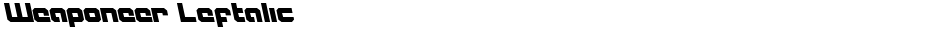 Weaponeer LeftalicDemo